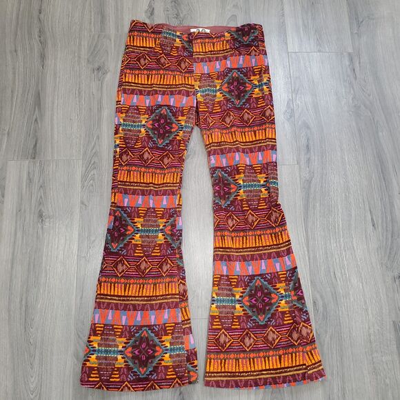 Free People Colorful Geometric Skinny Jeans - Picture 1 of 9